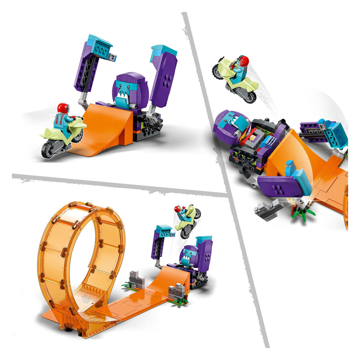 Lego City 60338 Crossing chimpanzee Stunt Loop