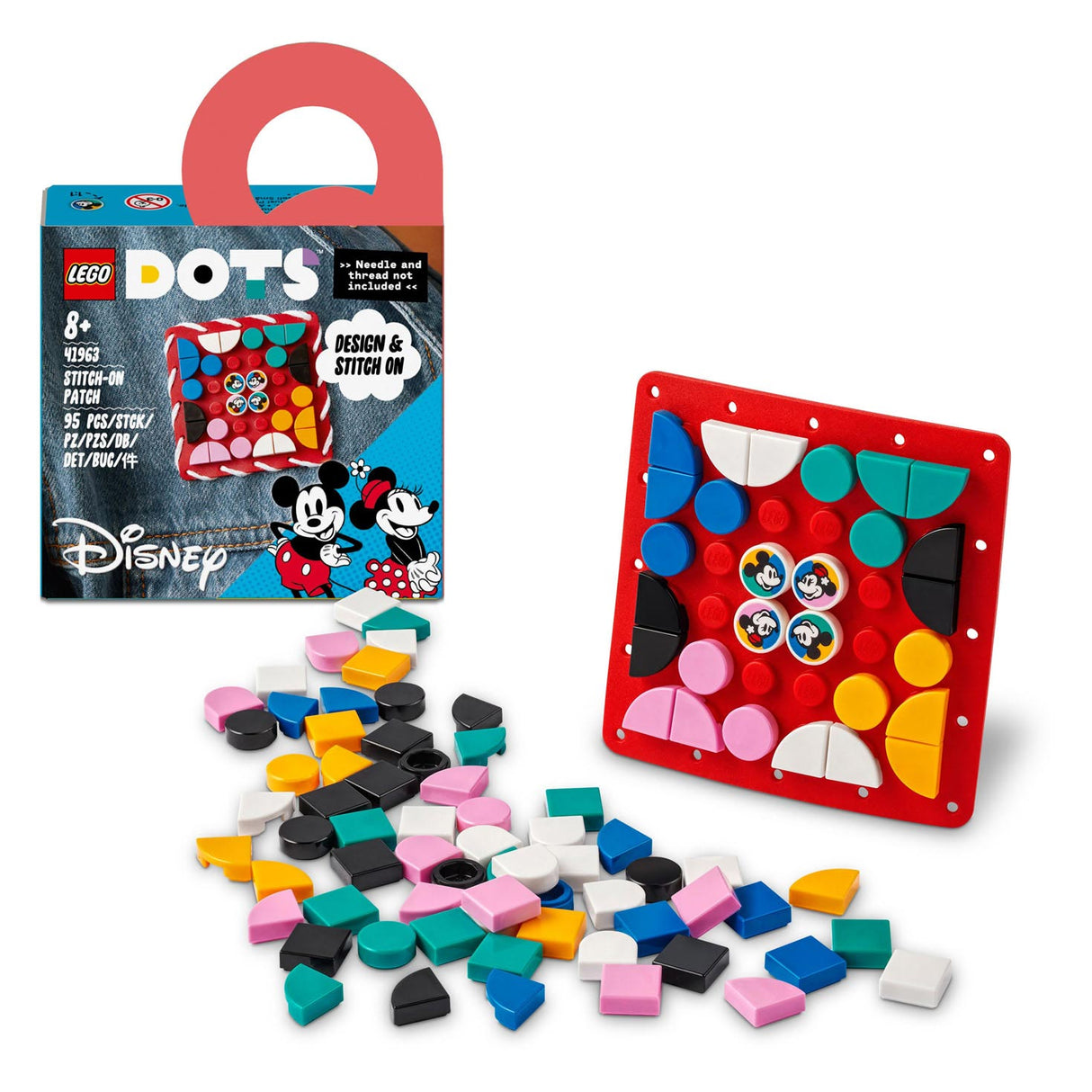 Lego Dots 41963 Mickey Minnie Mouse: Stitch-on Patch