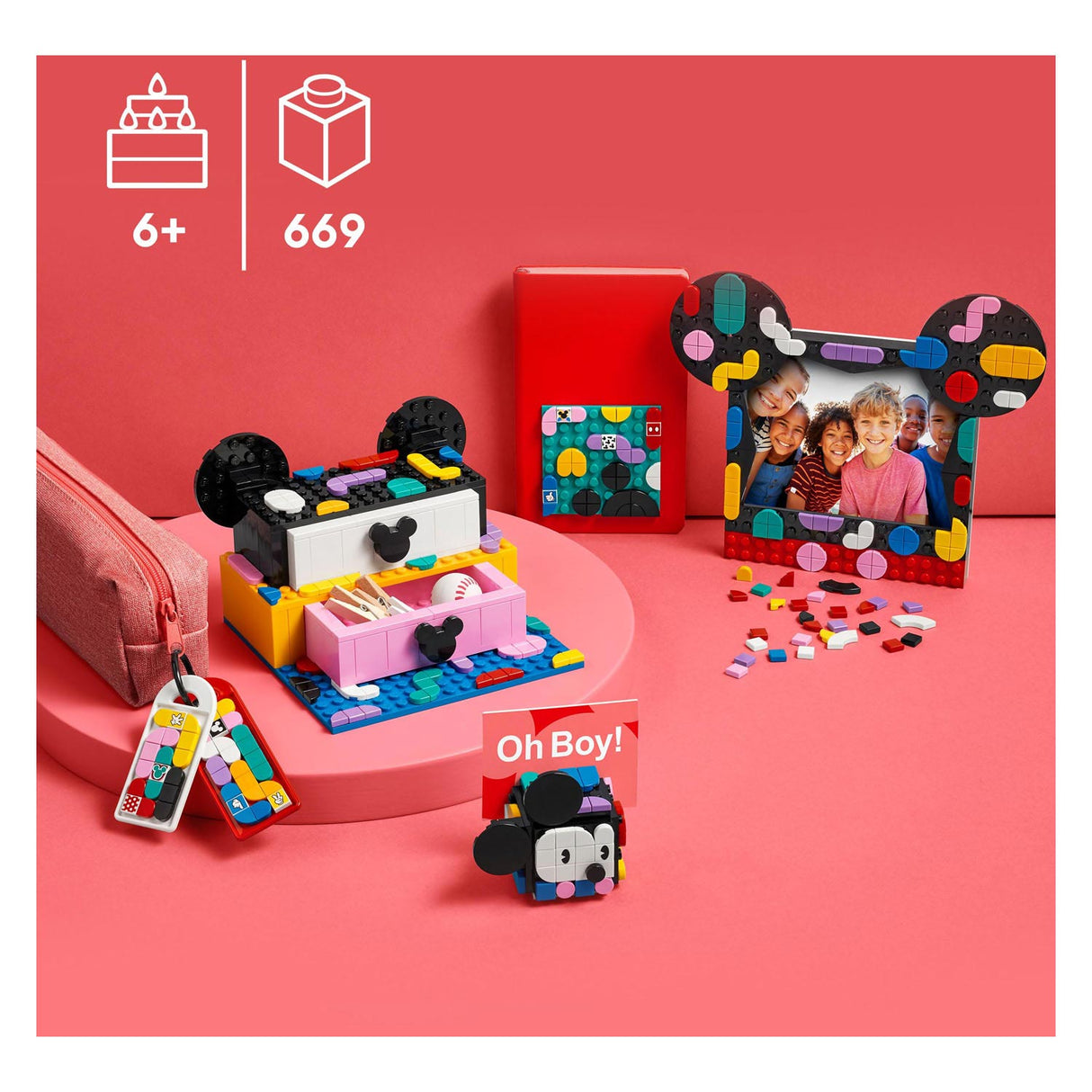 Lego Dots 41964 Mickey Minnie Mouse: Nazaj v šolo