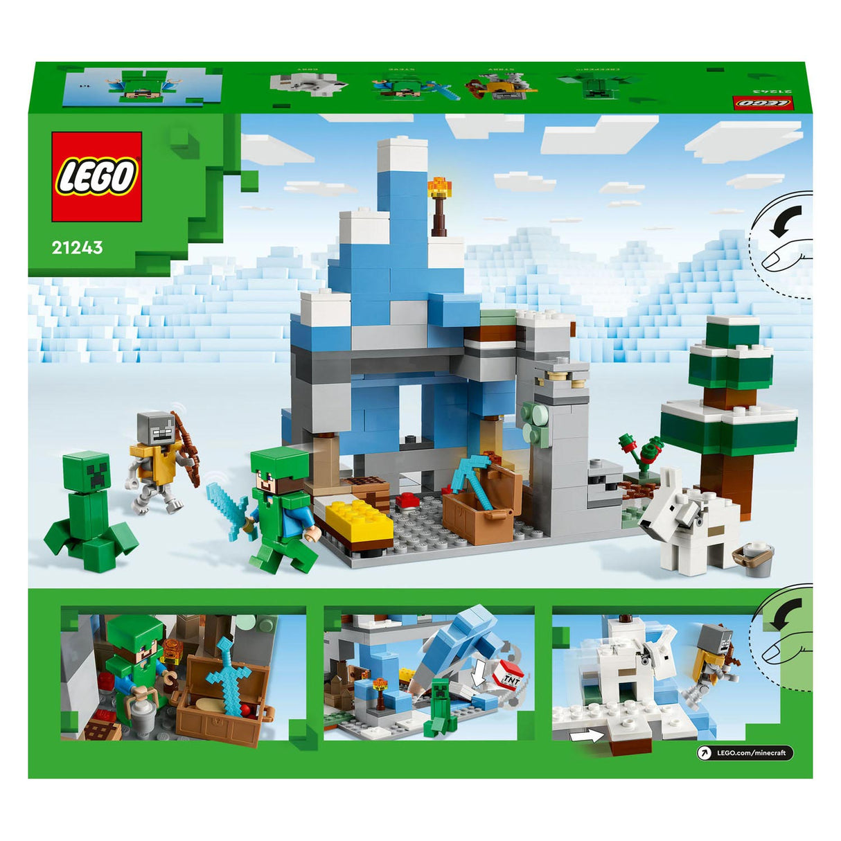 LEGO LEGO Minecraft 21243 The ice cream tips