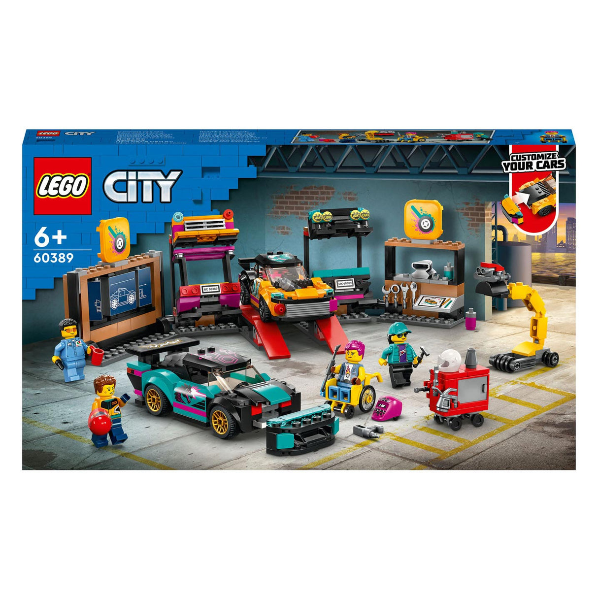 Garáž pro nastavitelné automobily LEGO LEGO CITY 60389