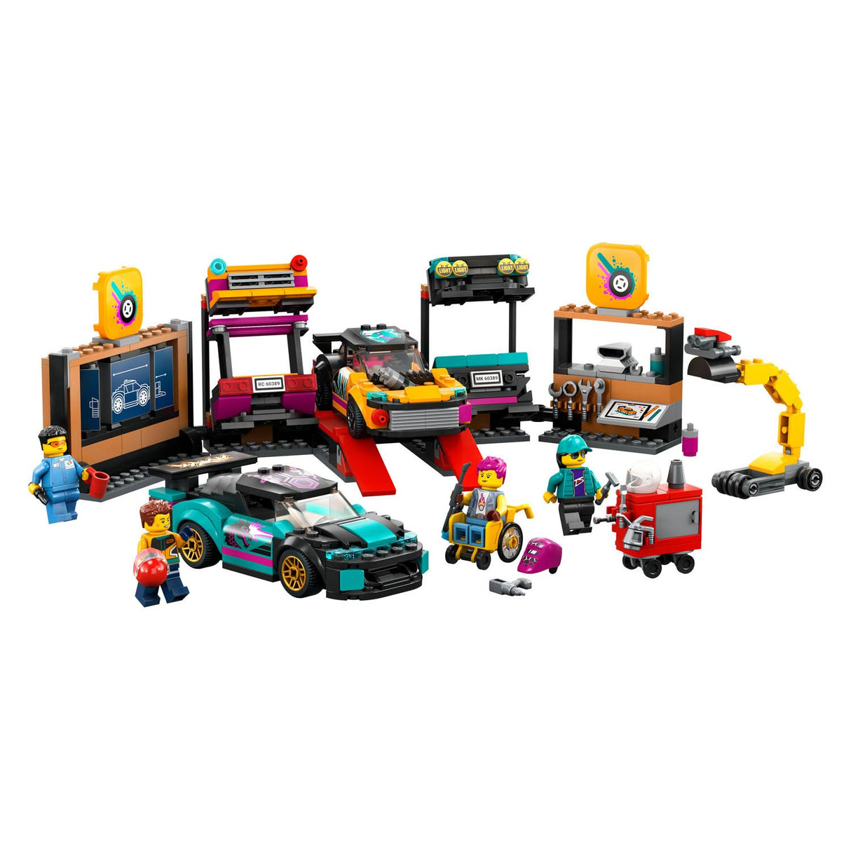 Garáž pro nastavitelné automobily LEGO LEGO CITY 60389