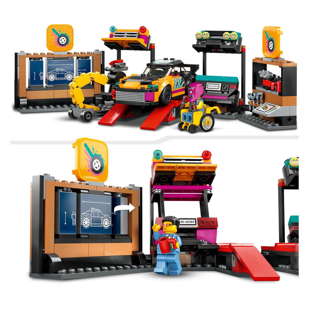Garáž pro nastavitelné automobily LEGO LEGO CITY 60389