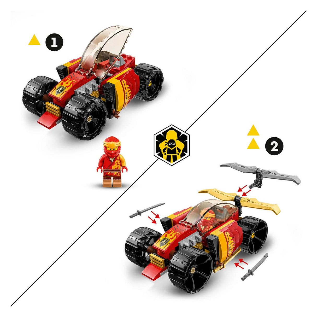 LEGO Ninjago 71780 Kai's Ninja Racing car EVO