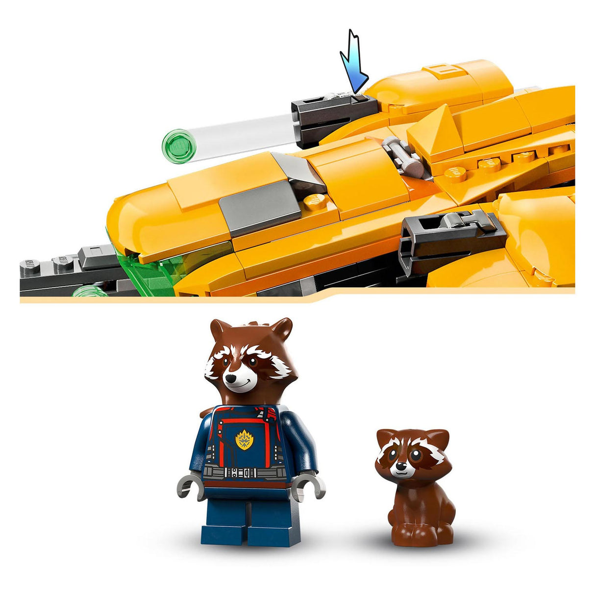Lego Super Heroes 76254 The Baby Rocket ship