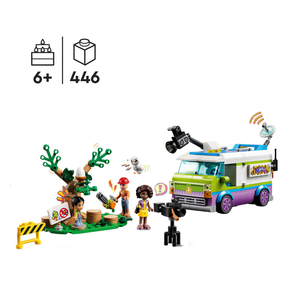 LEGO Friends 41749 Bus de nouvelles