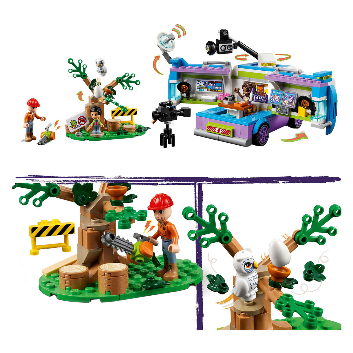 LEGO Friends 41749 Bus de nouvelles