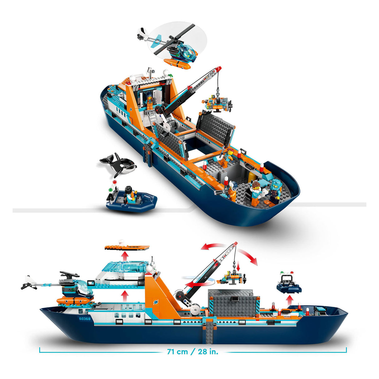LEGO City 60368 Polar research ship