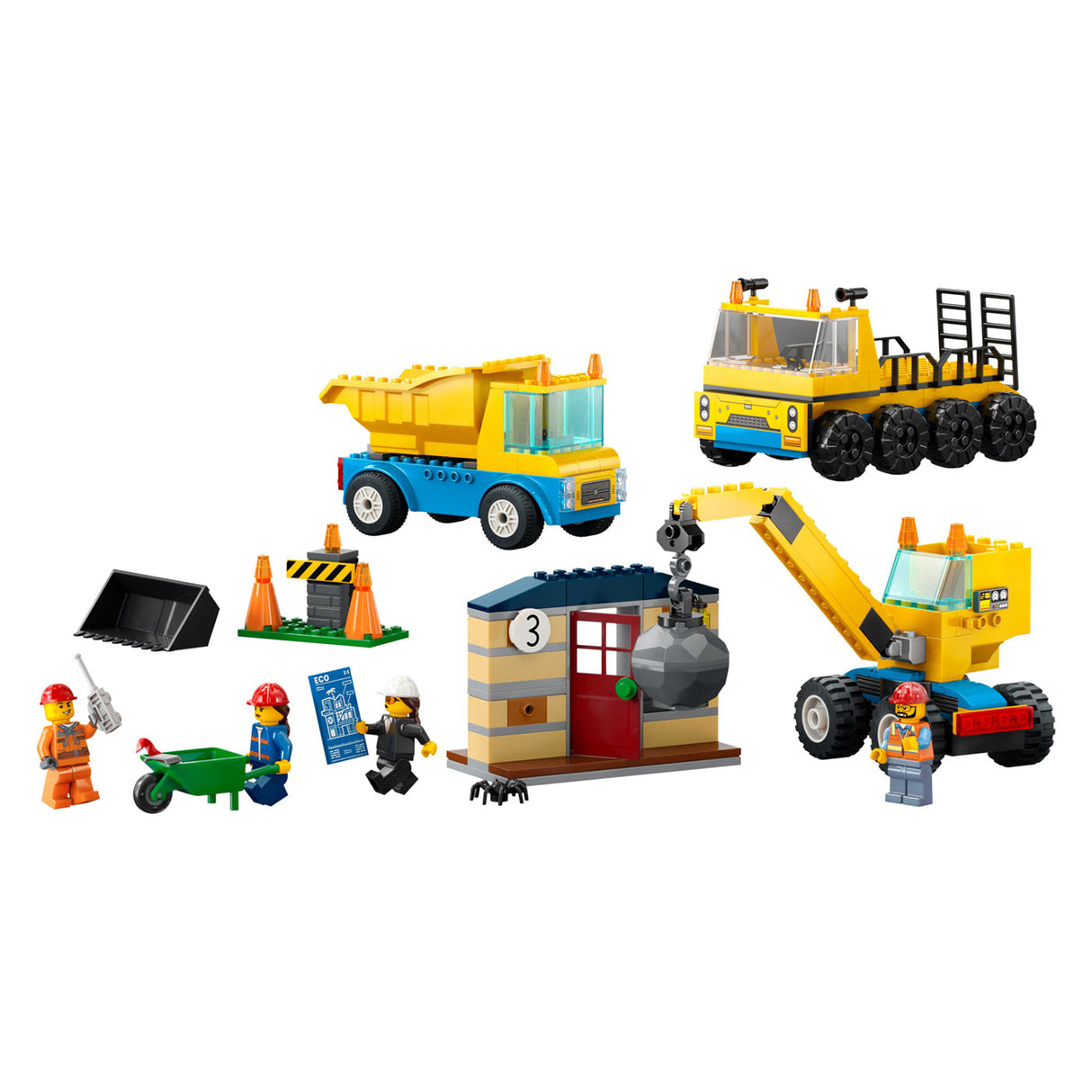 Lego City 60391 Keipwagen, Bouwstruck an Demanda Crane