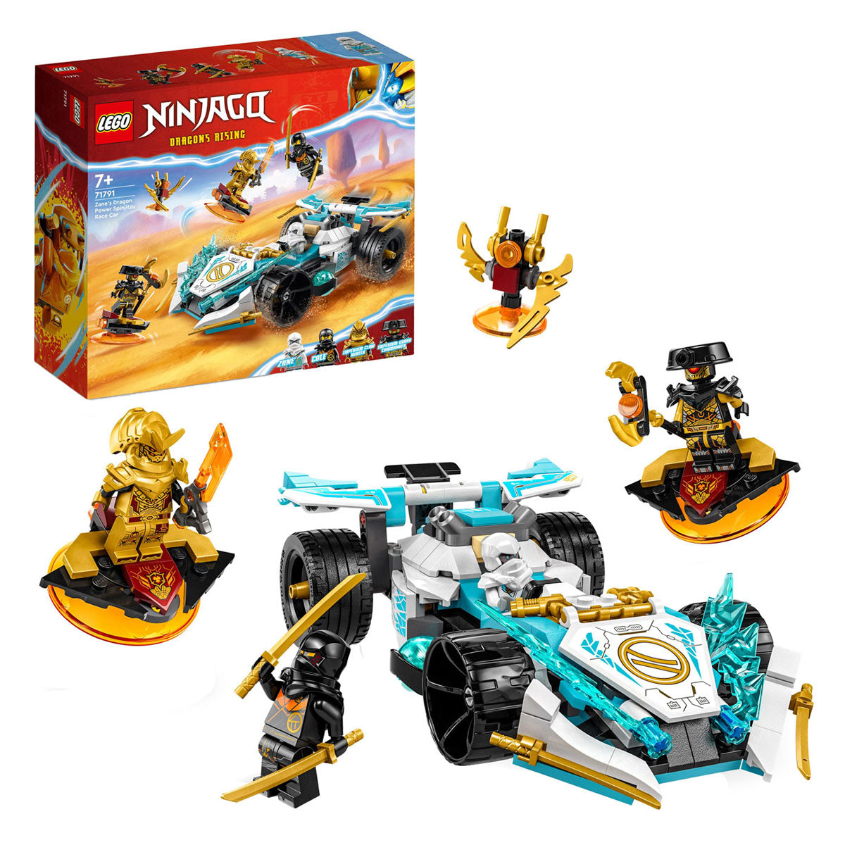 Lego Lego Ninjago 71791 Zane's Dragon Power Spinjitzu versenyautó