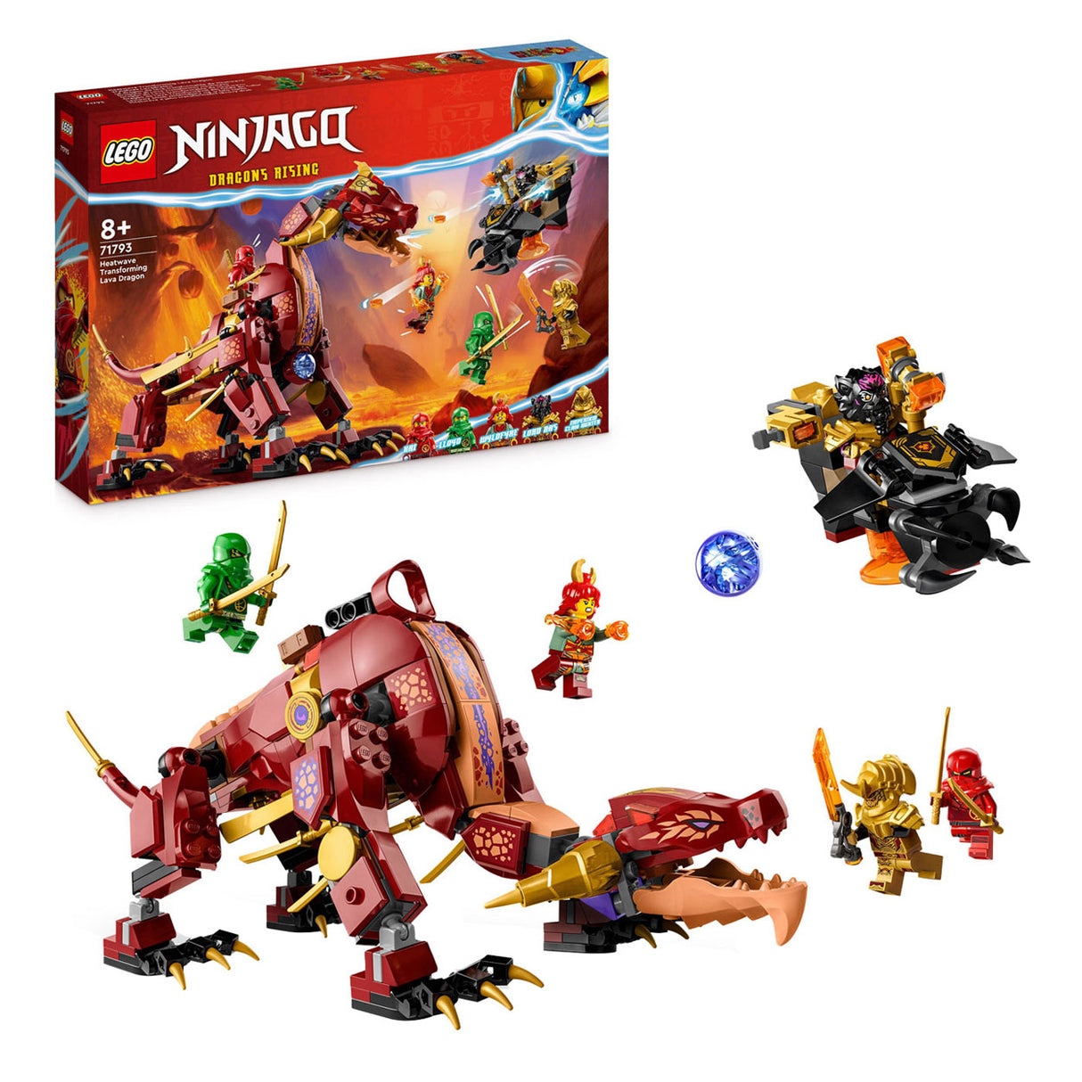 LEGO LEGO NINJAGO 71793 HEATWAVE Transforming Lavadak