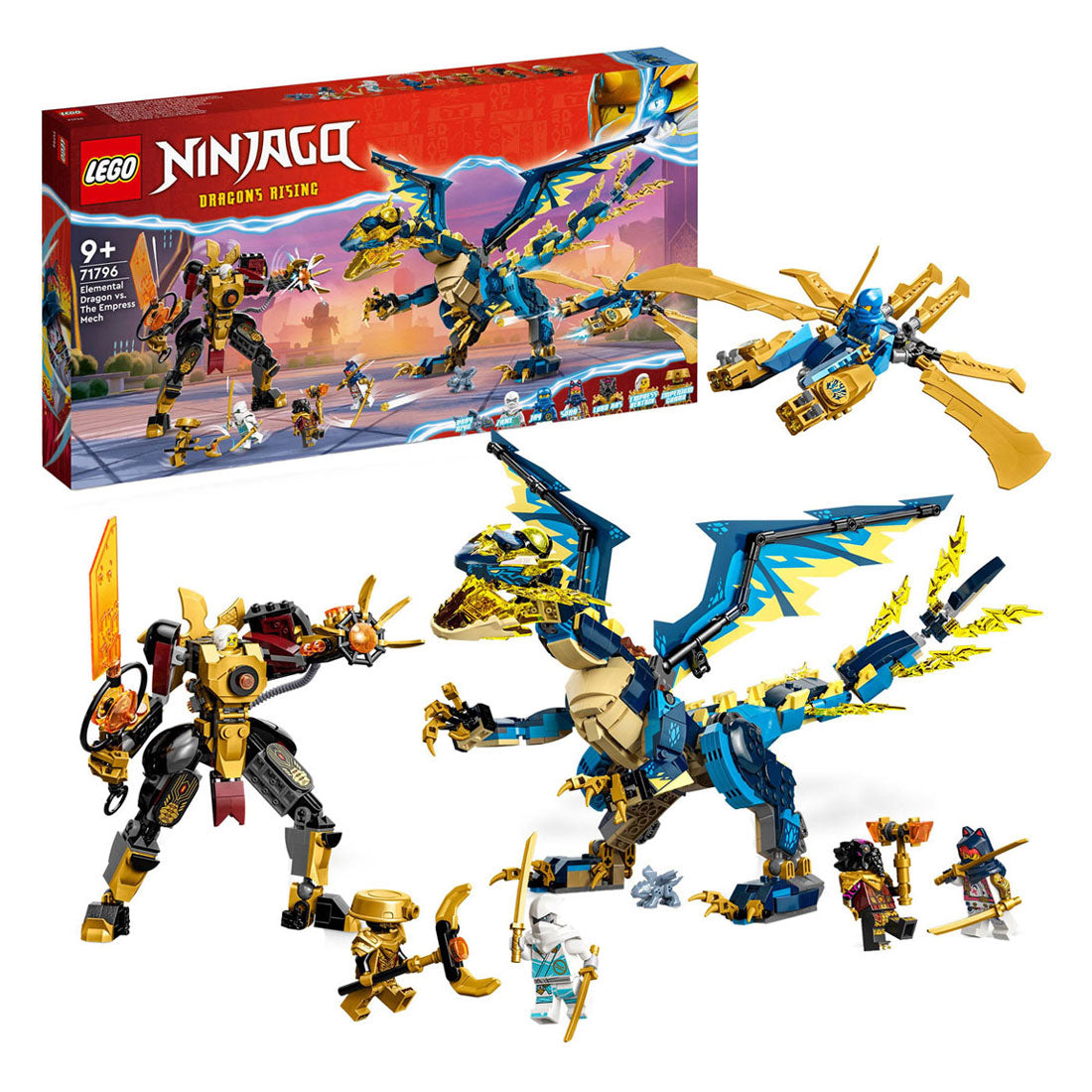 LEGO LEGO NINJAGO 71796 Element dragon vs. The Mecha of the Empress