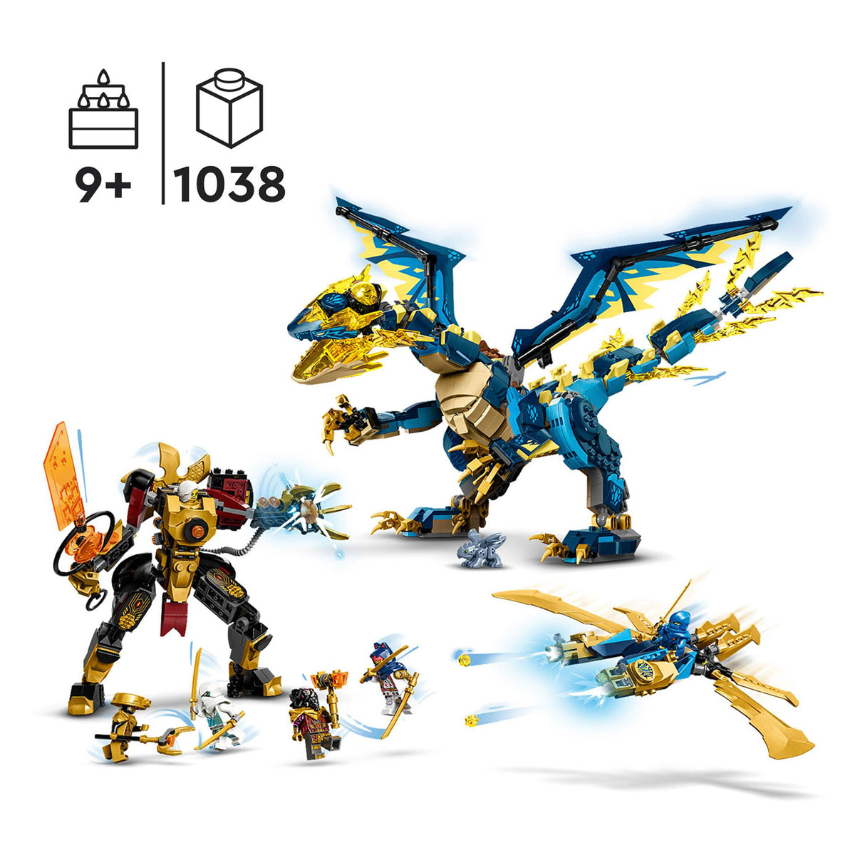 LEGO LEGO NINJAGO 71796 Element dragon vs. The Mecha of the Empress
