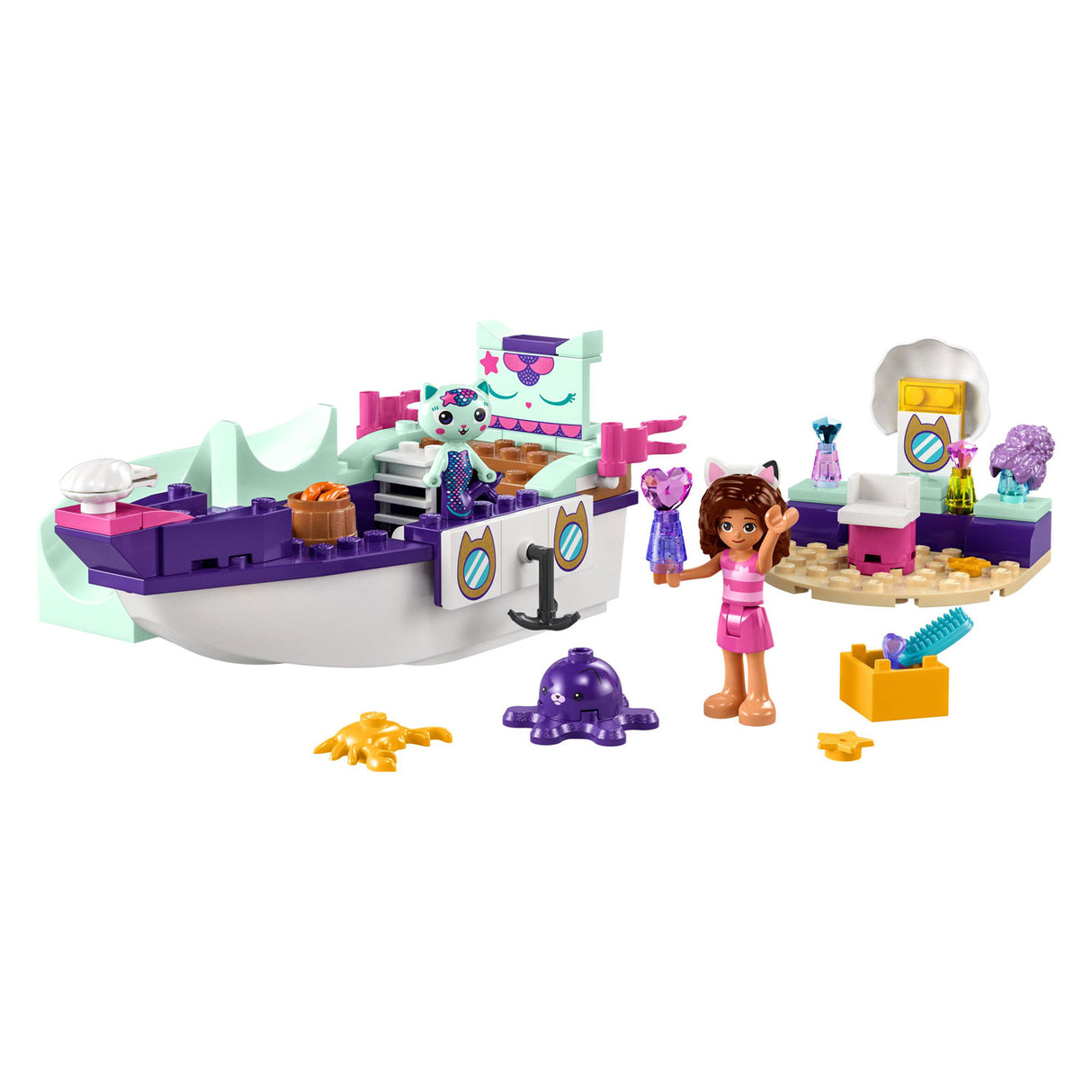 Lego Lego Gabby's Dollhouse 10786 Gabby és Meerminkat Pamper hajó