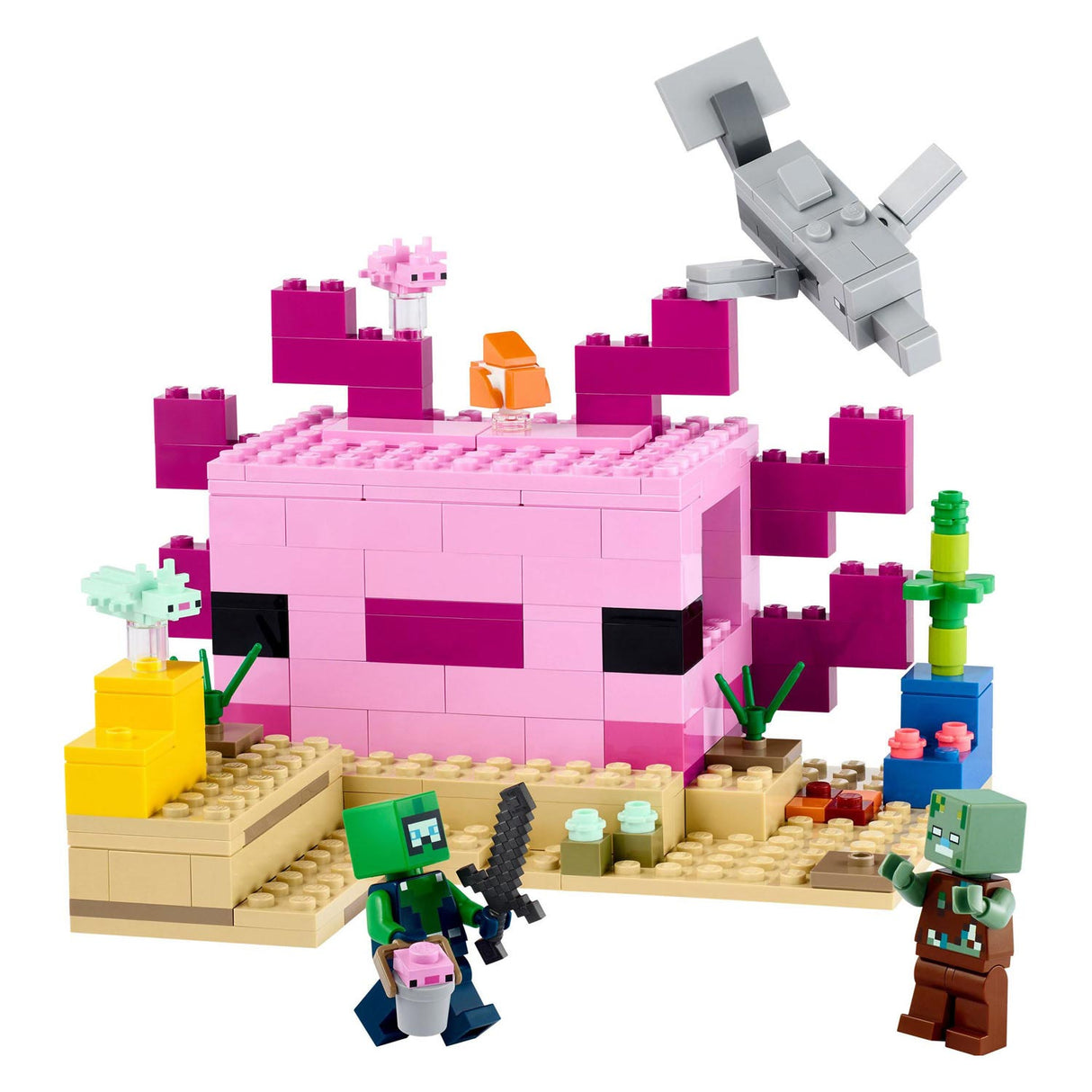 LEGO LEGO Minecraft 21247 The Axolotlhuis
