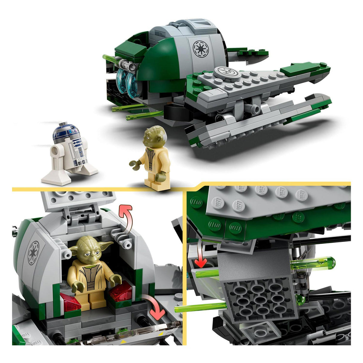 LEGO LEGO STAR WARS 75360 YODAS JEDI STARFIGHTER