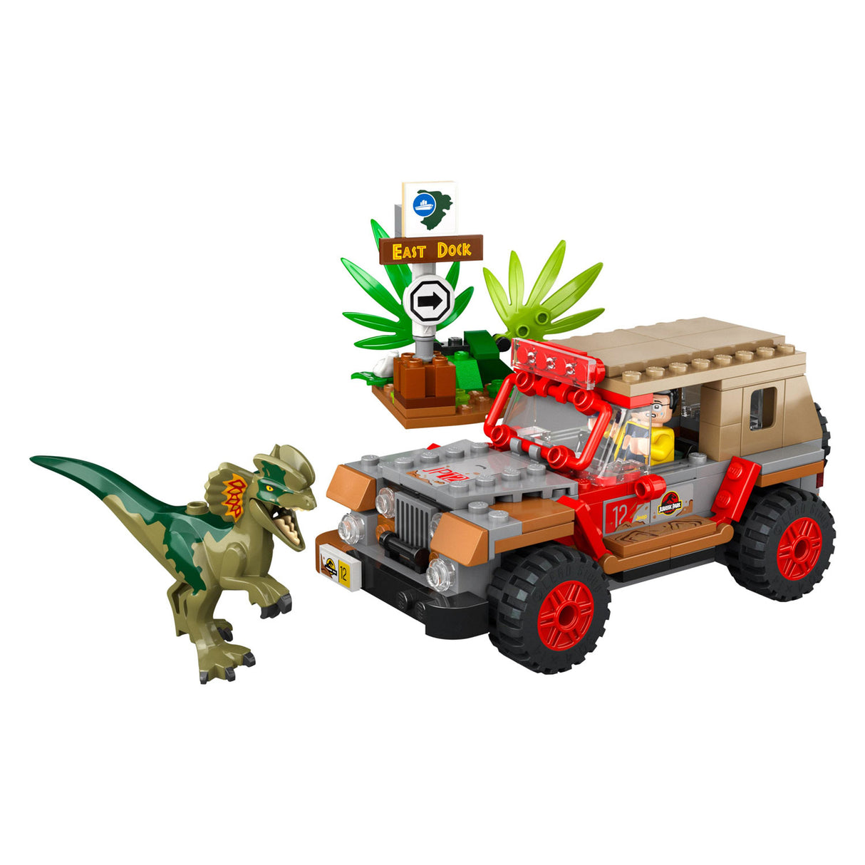 LEGO LEGO JURASSIC PARK 76958 Dilophosaurus ambush