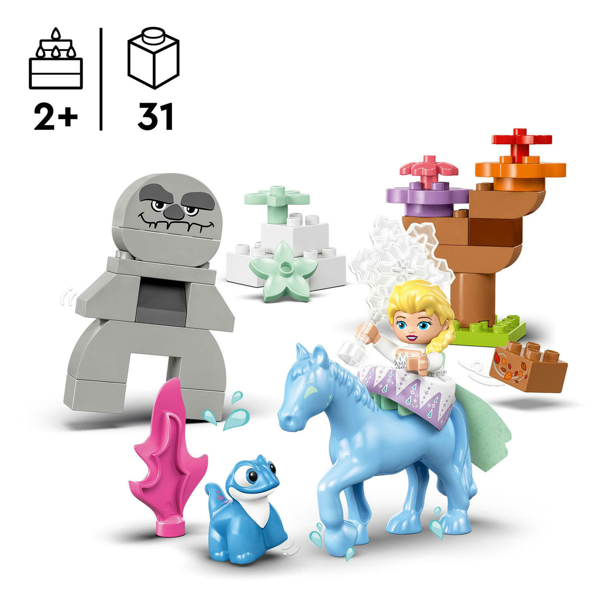 LEGO DUPLO 10418 Elsa e Bruni nella foresta incantata