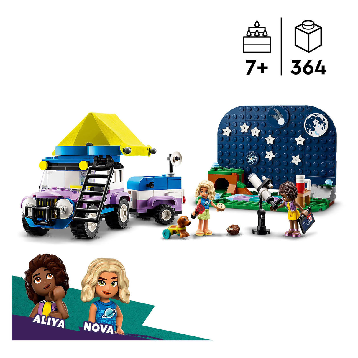 Lego Lego Friends 42603 Astronomsko kampiranje vozilo