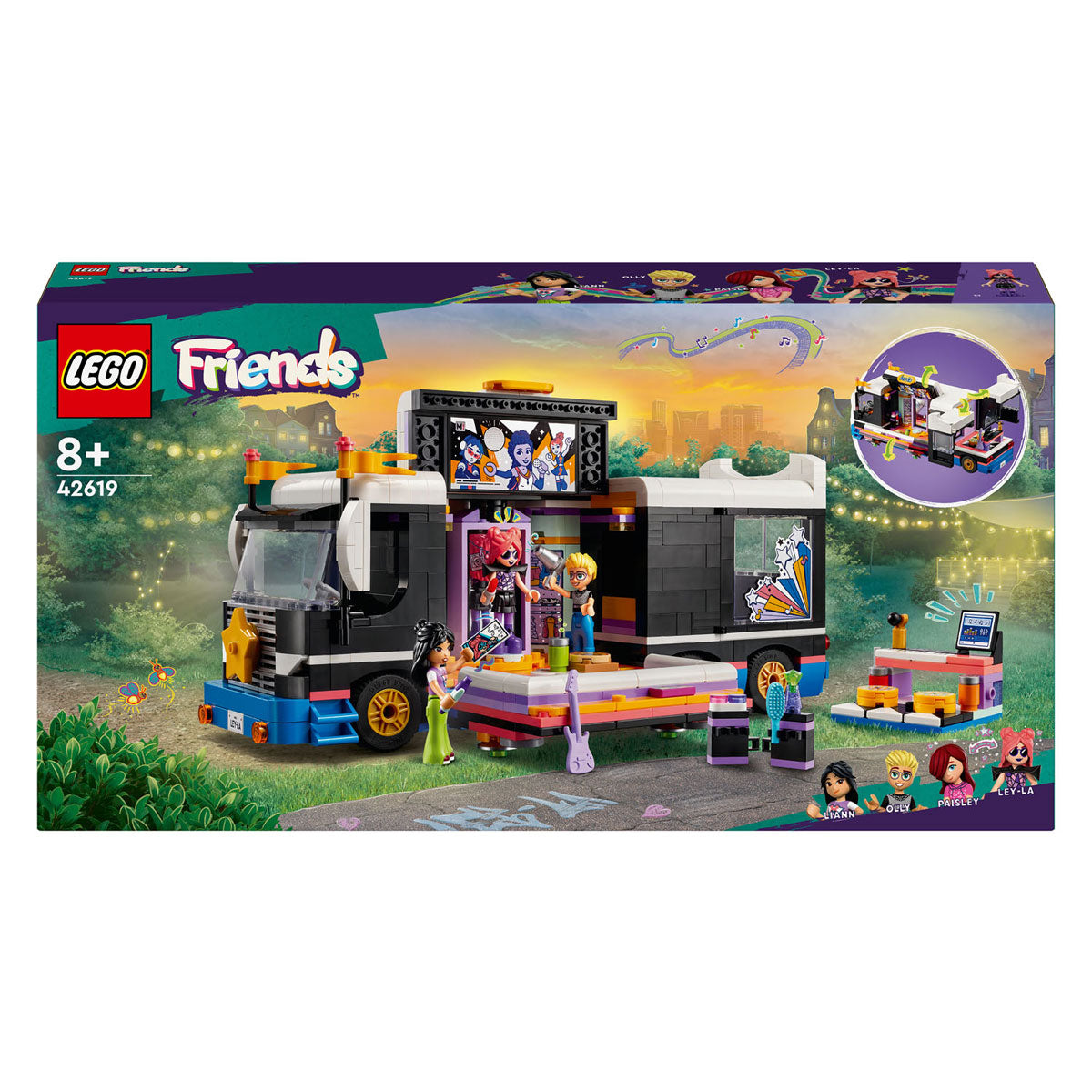 LEGO LEGO Friends 42619 Tourbus from Popster