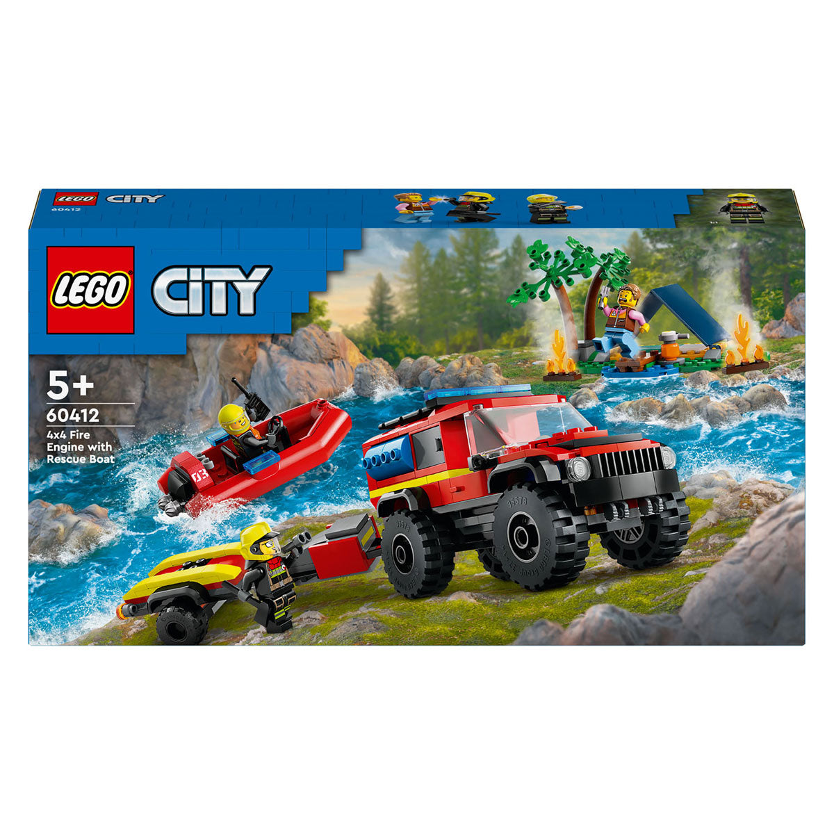 LEGO LEGO CITY 60412 4X4 FIRE TRACEMENT WITH REMBOOT