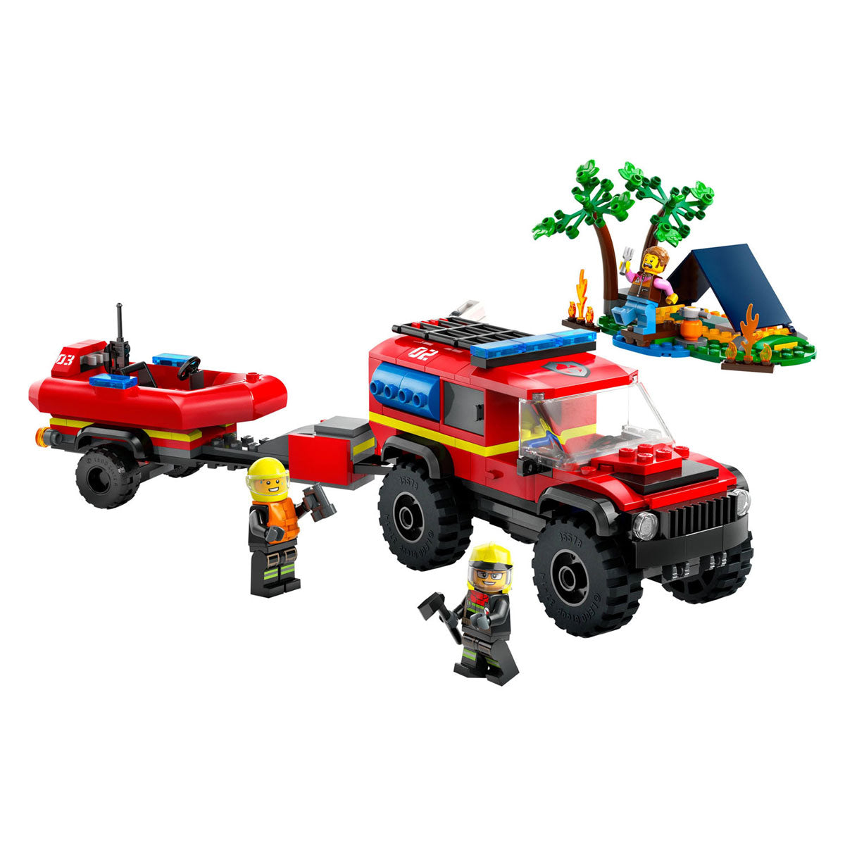 LEGO LEGO CITY 60412 4X4 FIRE TRACEMENT WITH REMBOOT