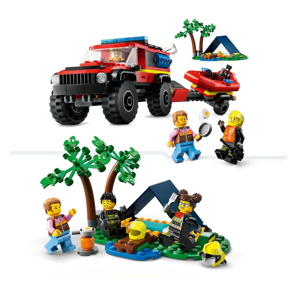 LEGO LEGO CITY 60412 4X4 FIRE TRACEMENT WITH REMBOOT