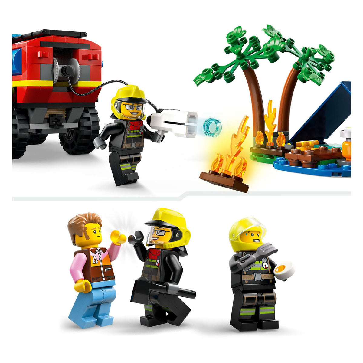 LEGO LEGO CITY 60412 4X4 FIRE TRACEMENT WITH REMBOOT