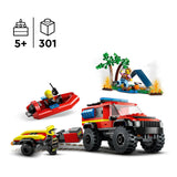 LEGO LEGO CITY 60412 4X4 FIRE TRACEMENT WITH REMBOOT