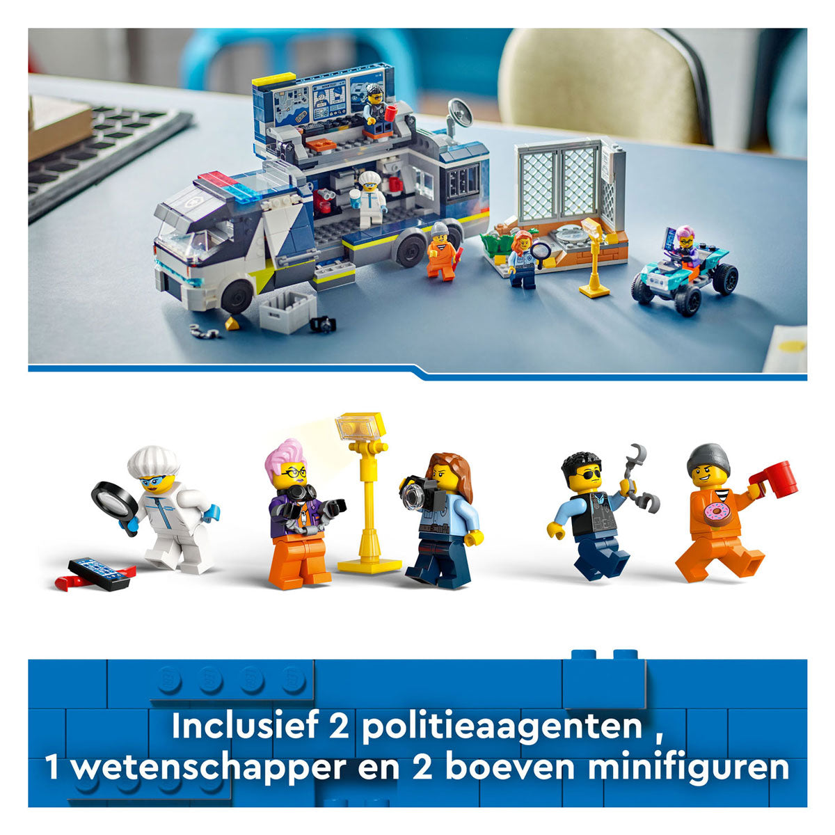 LEGO LEGO CITY 60418 Laboratorio di polizia in camion