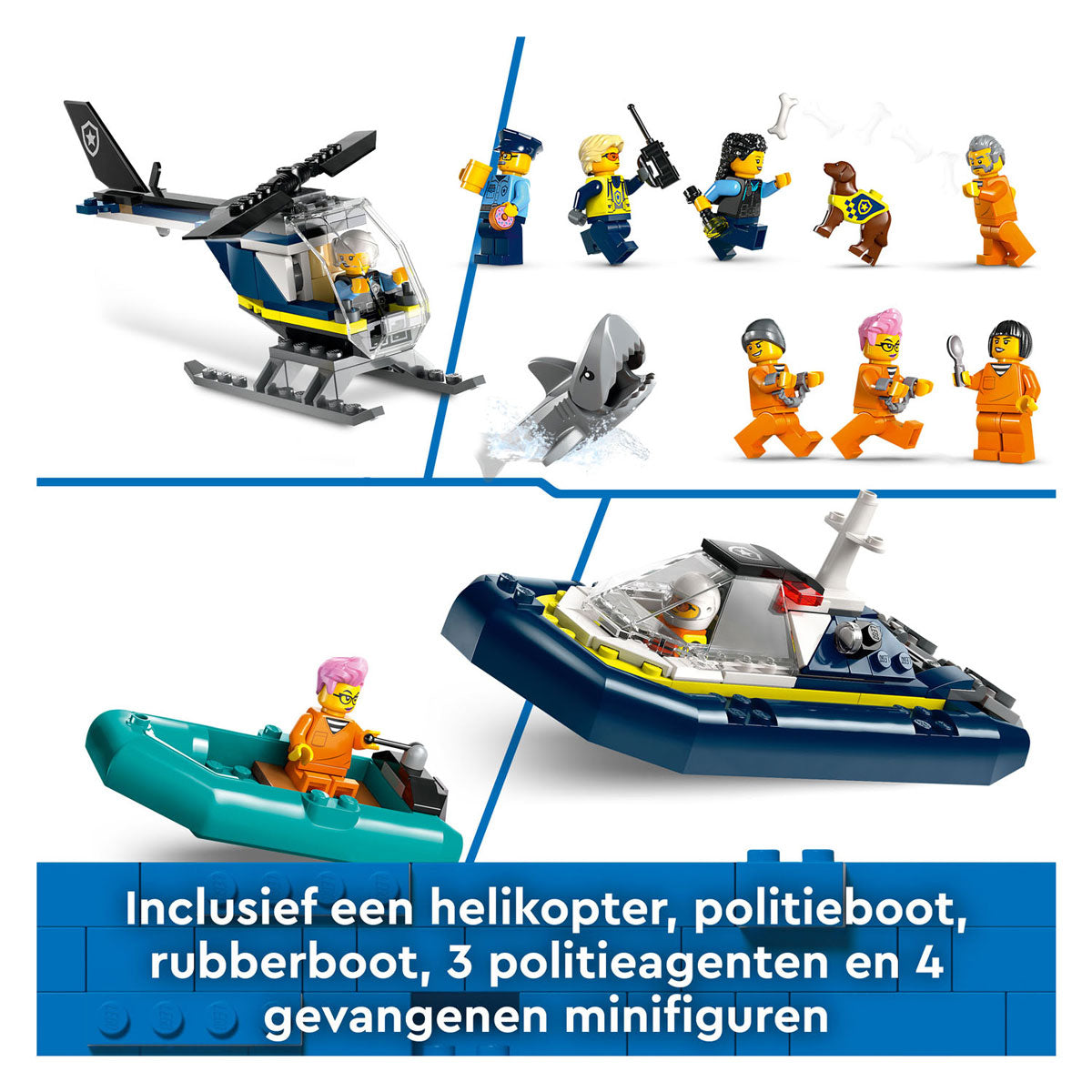 LEGO LEGO CITY 60419 Police Carrier Island
