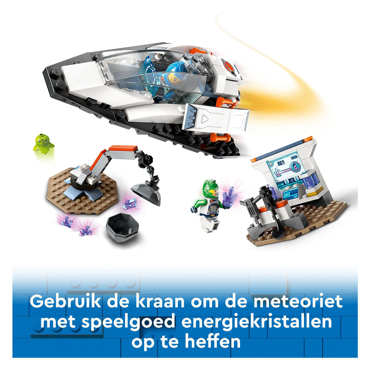 Vesoljska ladja Lego Lego City 60429 in odkritje Asteroide