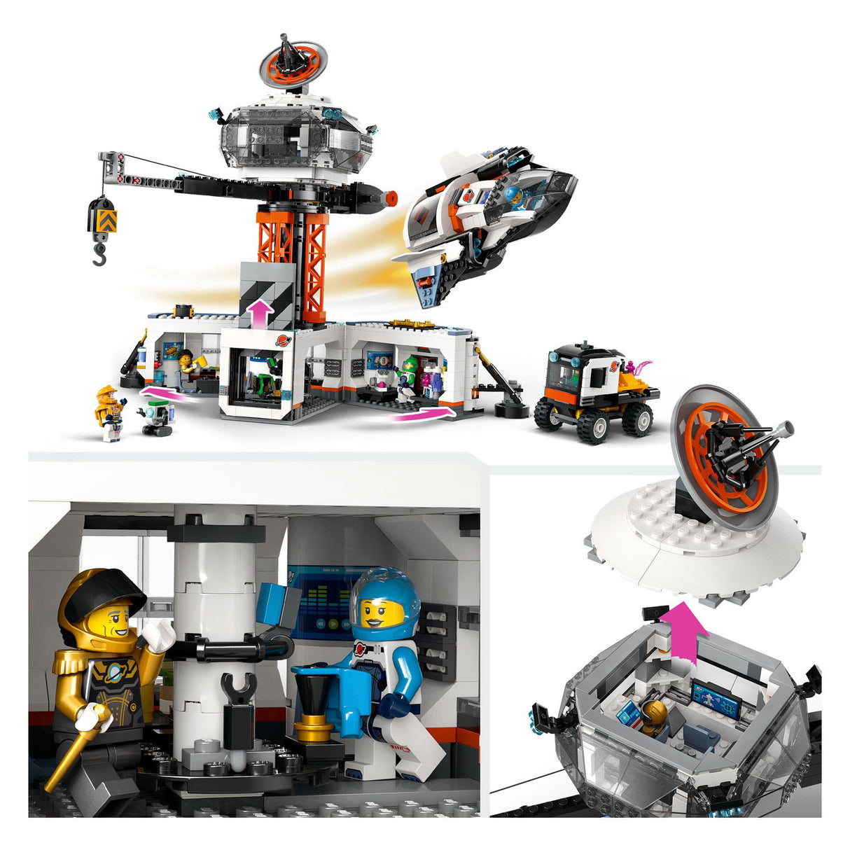 LEGO LEGO CITY 60434 RUTTH BASIS AND RAKETET LABRICS PLATTFORM