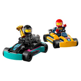 LEGO cathrach 60400 cártaí agus racers