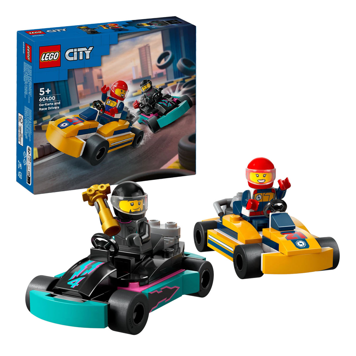 Lego City 60400 Karts e pilotos