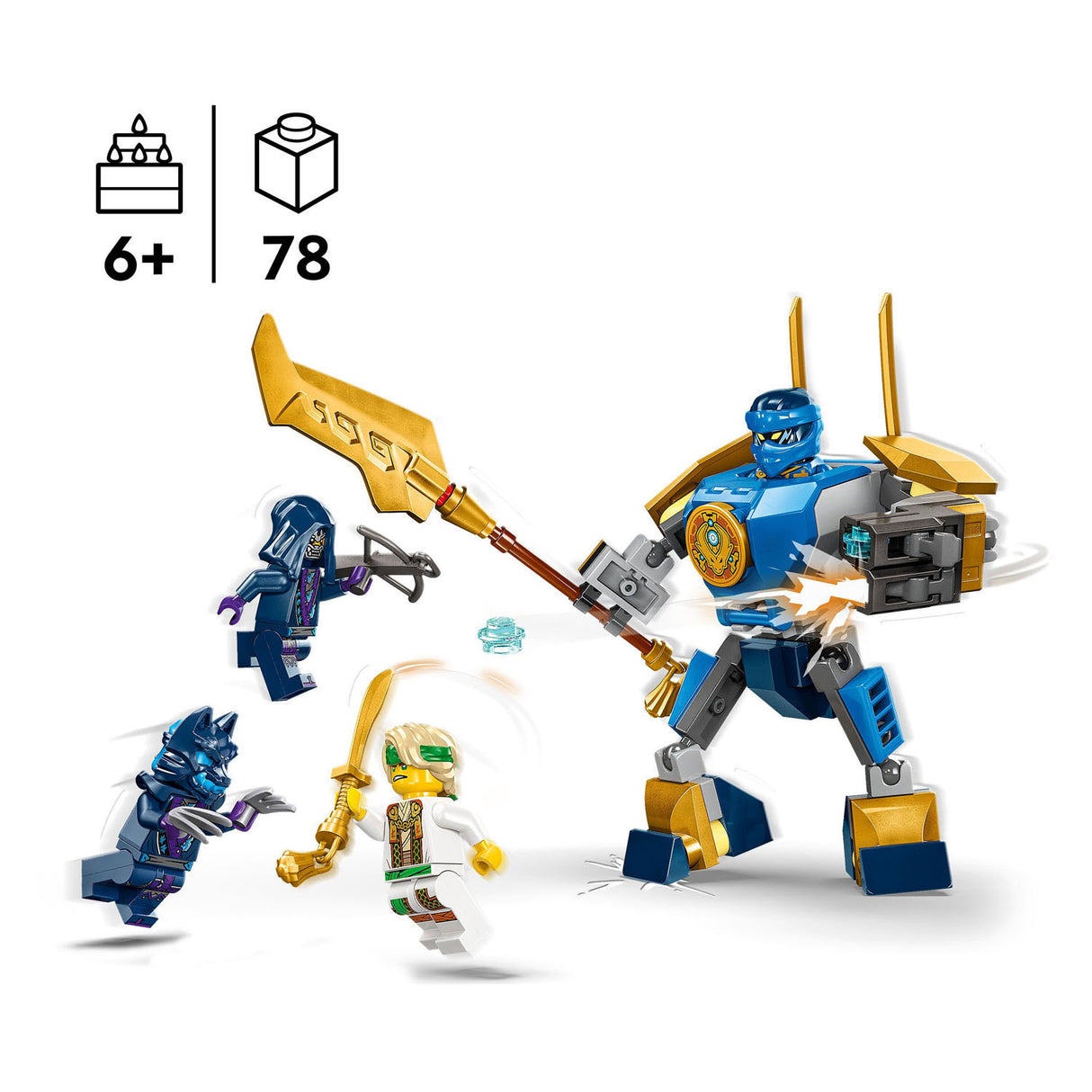 LEGO LEGO NINJAGO 71805 JAYS MECHA Battle package
