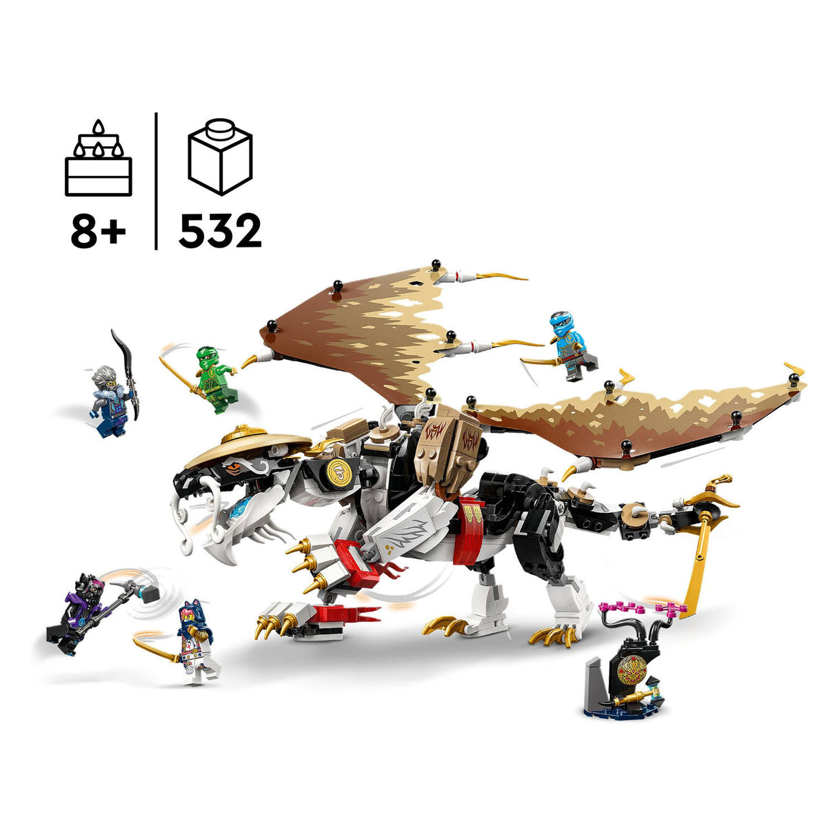 Lego Lego Ninjago 71809 szintje a mester sárkány