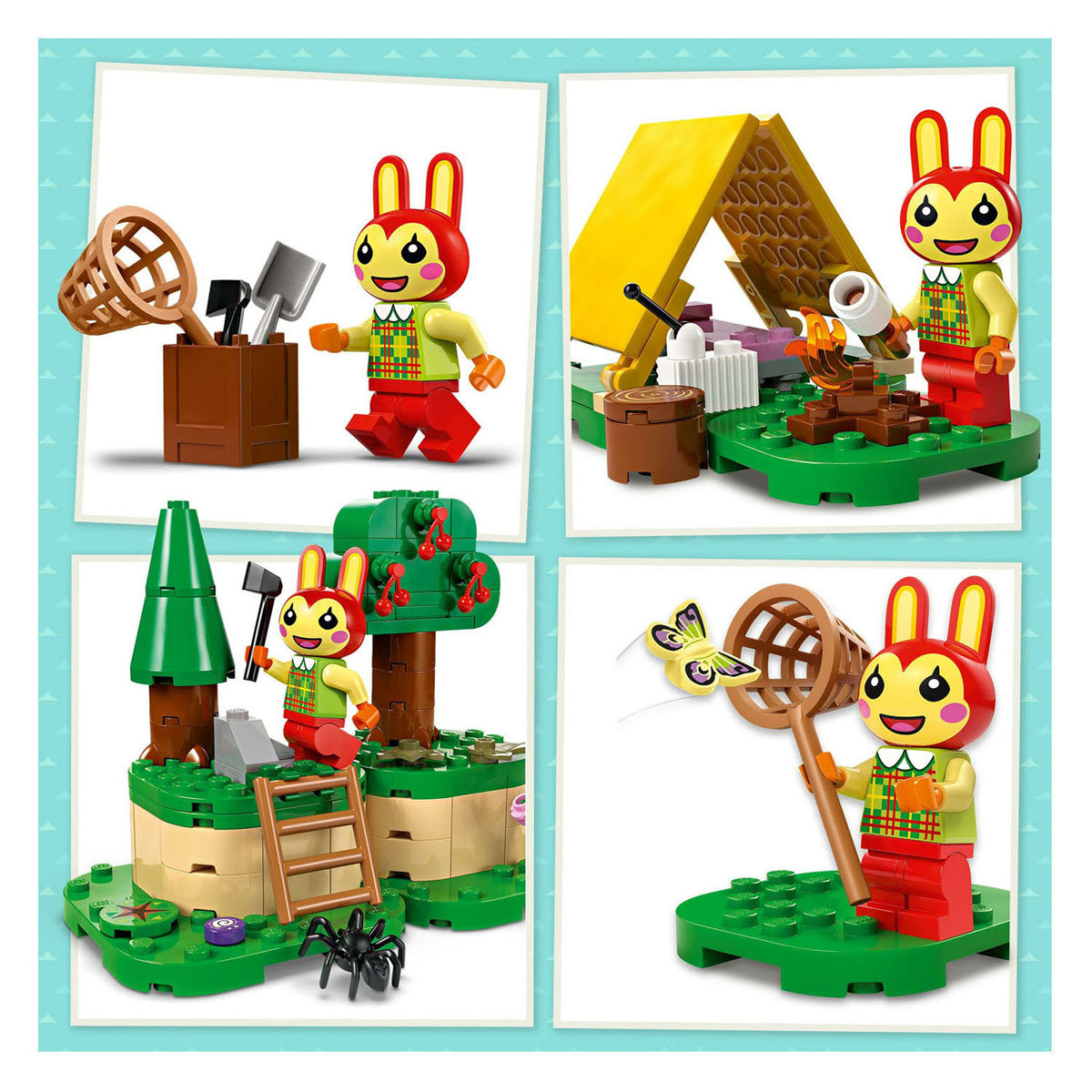 Lego Animal Crossing 77047 Camping with Bunnie
