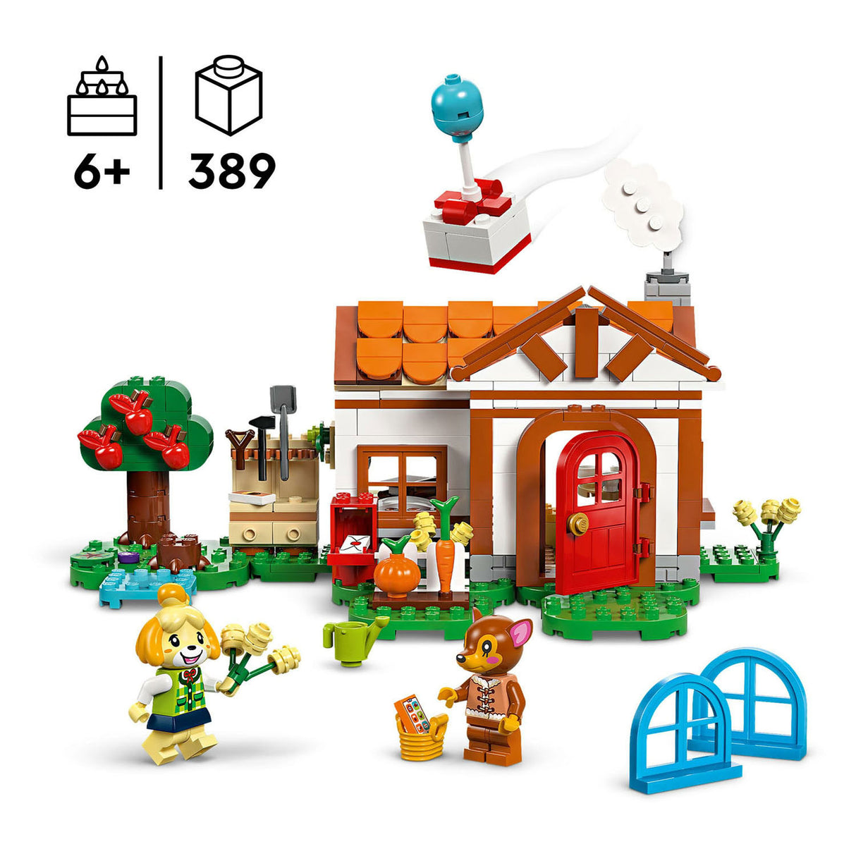 Lego Animal Crossing 77049 Isabelle sur les visiteurs