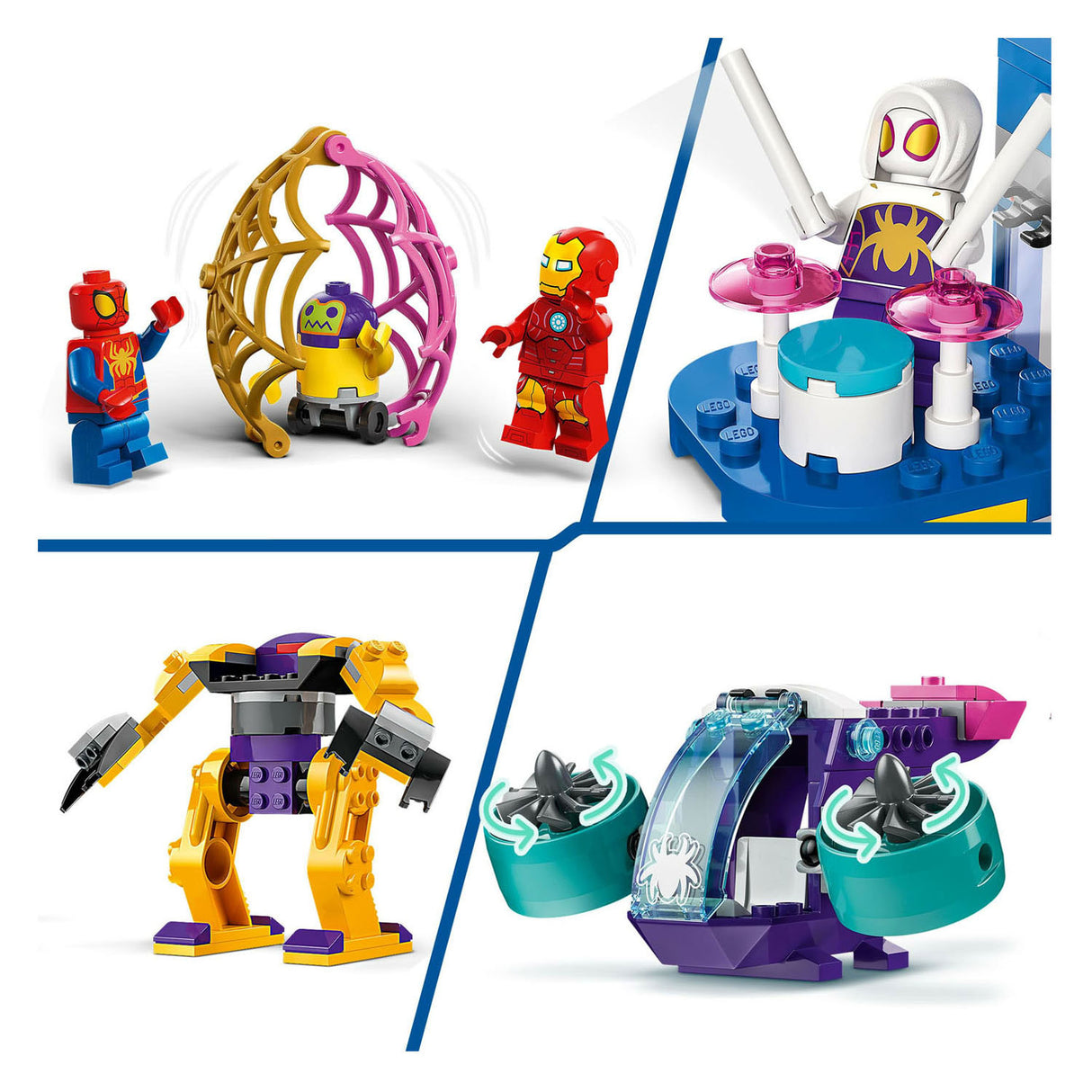 LEGO Marvel 10794 Team Spidey Webspinner Headquarters