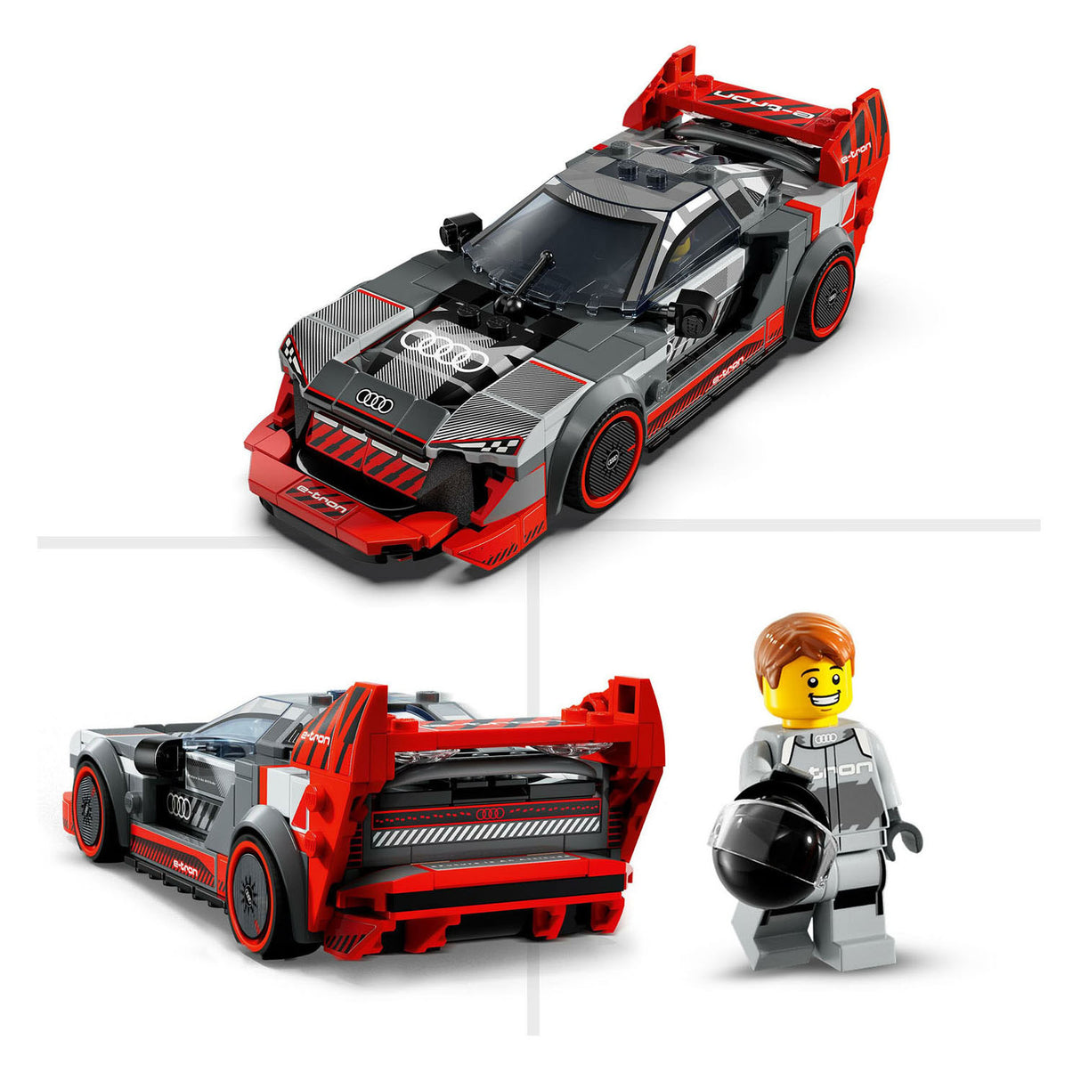 Lego 76921 Speed ​​Champions Audi S1 ​​E Tron Quattro Racing Car