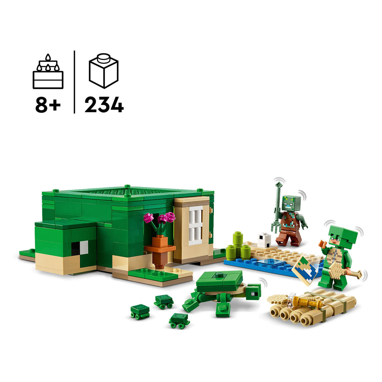LEGO LEGO Minecraft 21254 The Turtle beach house