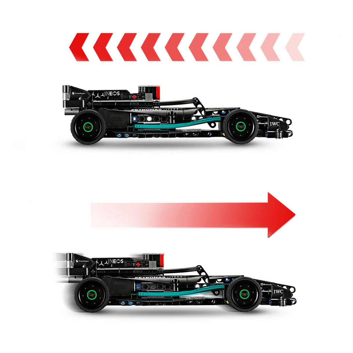 LEGO 42165 Technic Mercedes-AMG F1 W14 E Performance Reckack-Back