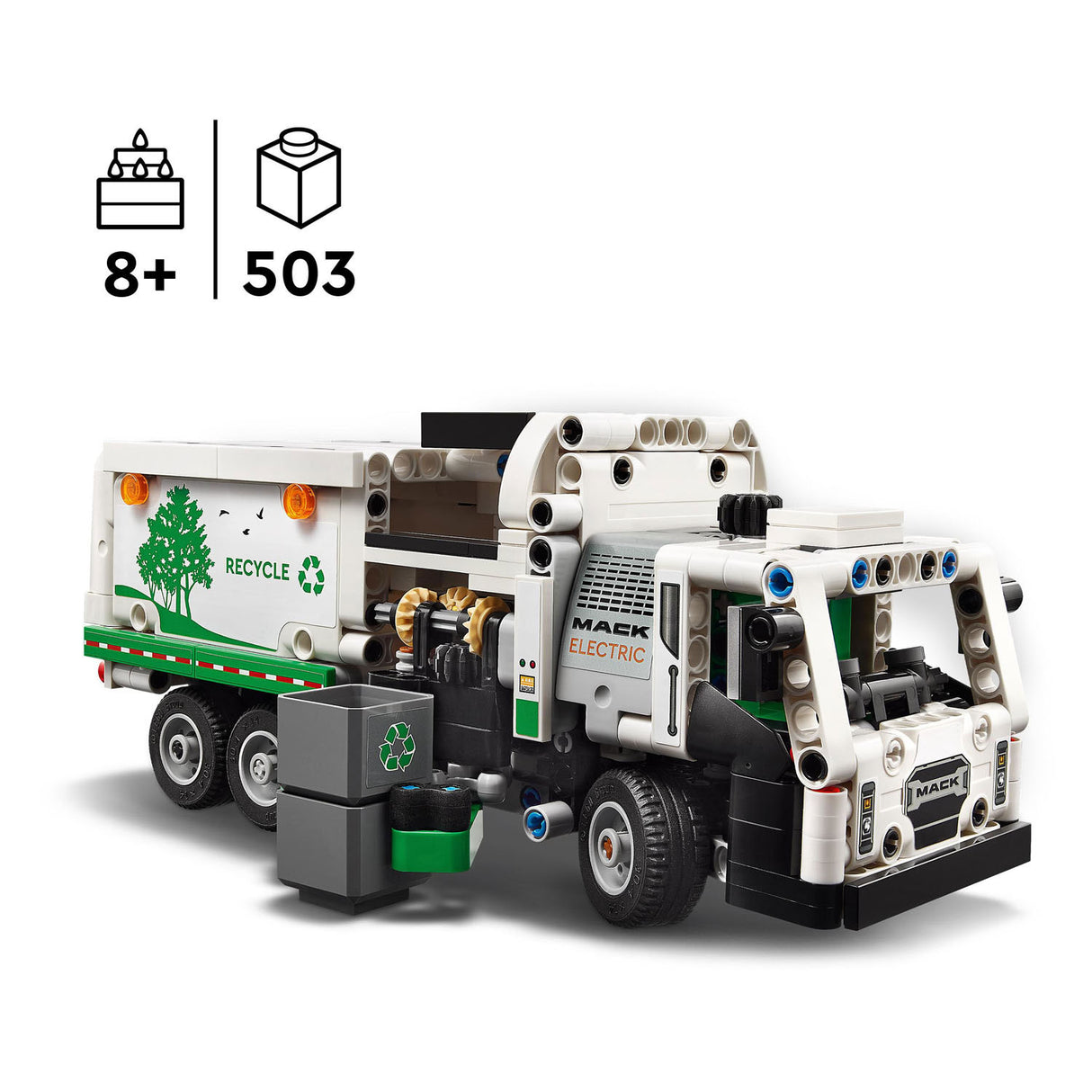 Lego Lego Technic 42167 Mack LR Elektrické popelářské vozík