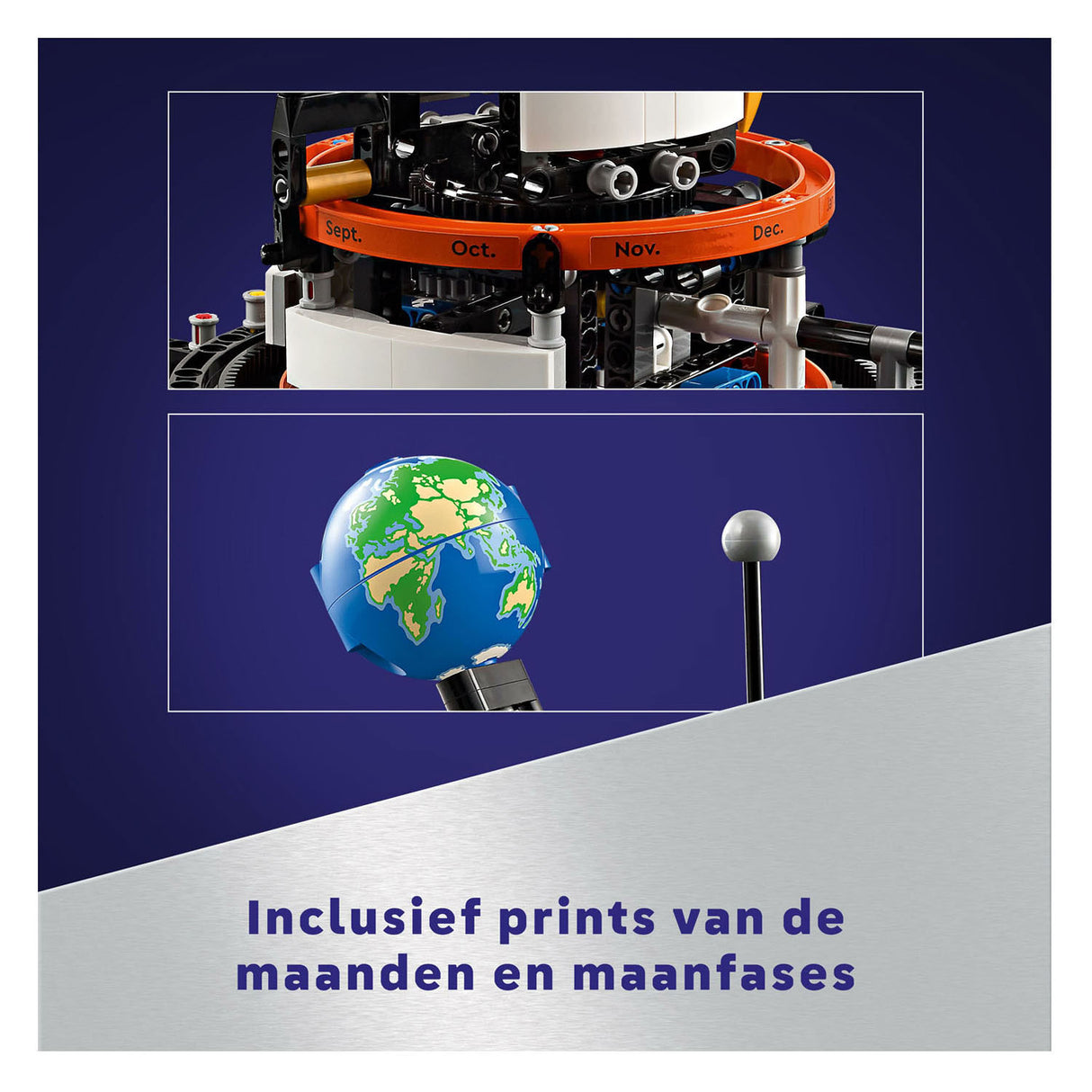 LEGO Technic 42179 The earth and the moon in motion