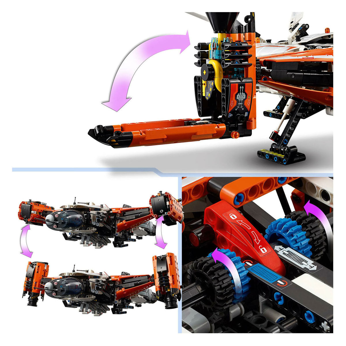 LEGO Technic 42181 VTOL freight room ship LT81