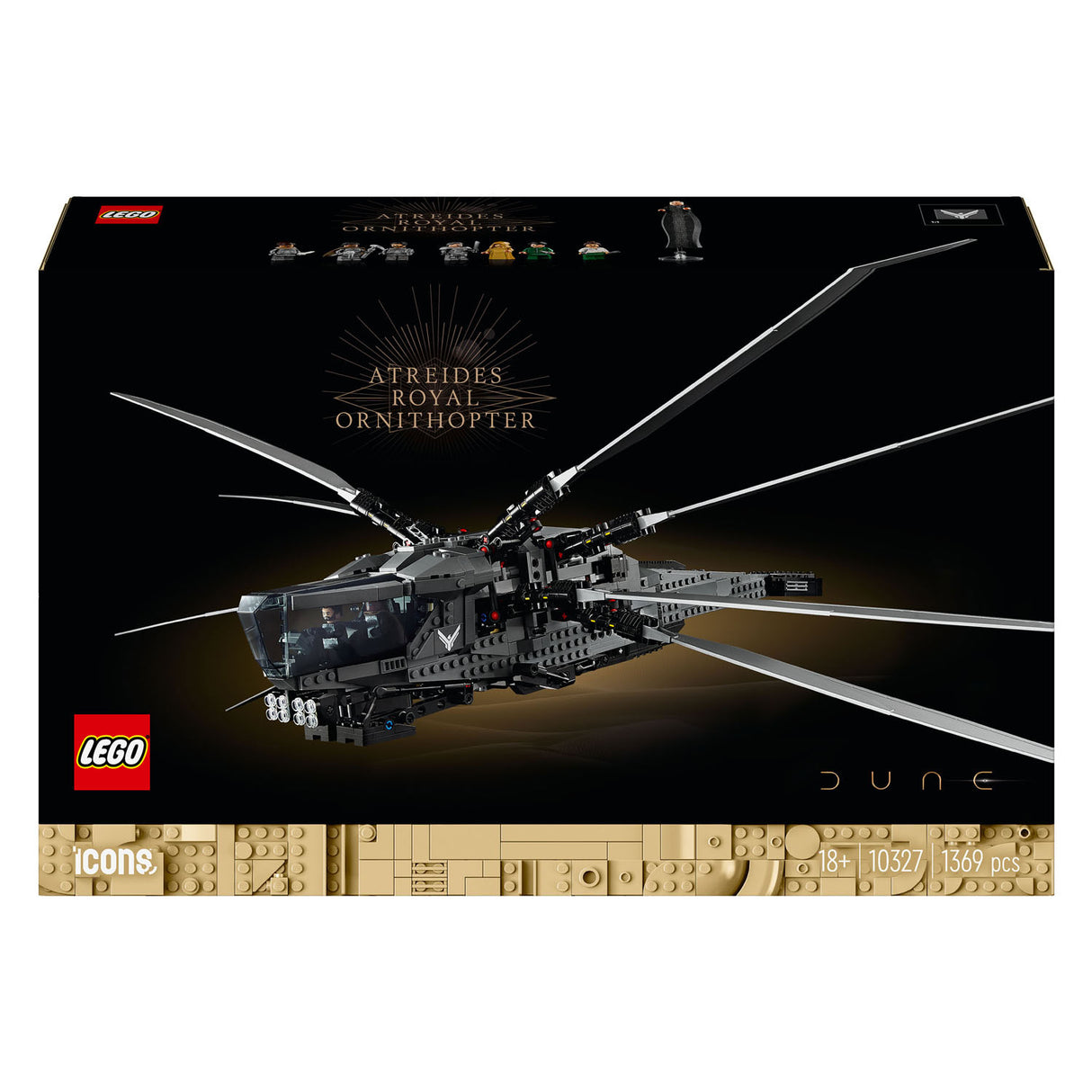 Icônes LEGO 10327 Dune Atreides Royal Ornithopter