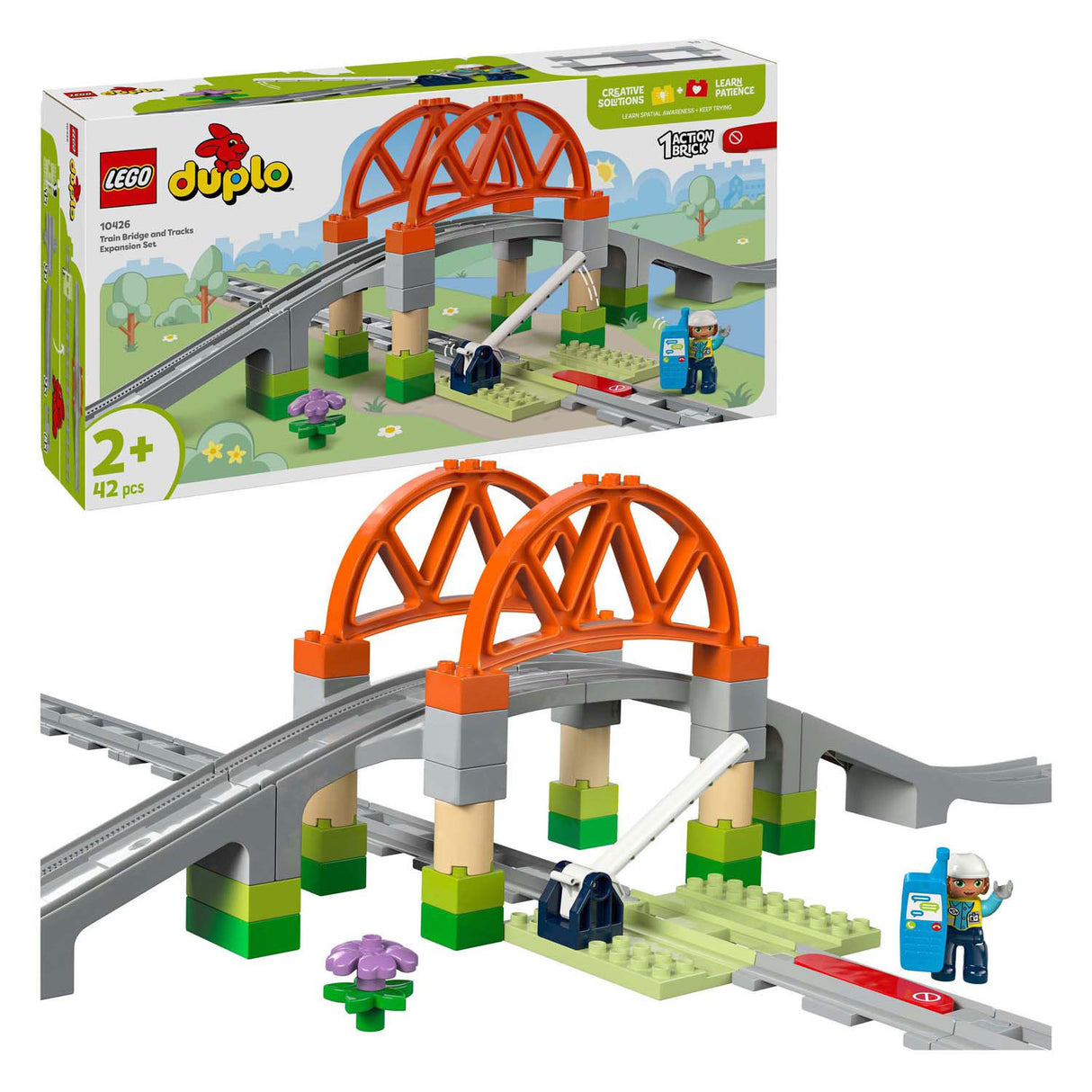 Lego Duplo Town 10426 togbro og ekspansjonssett