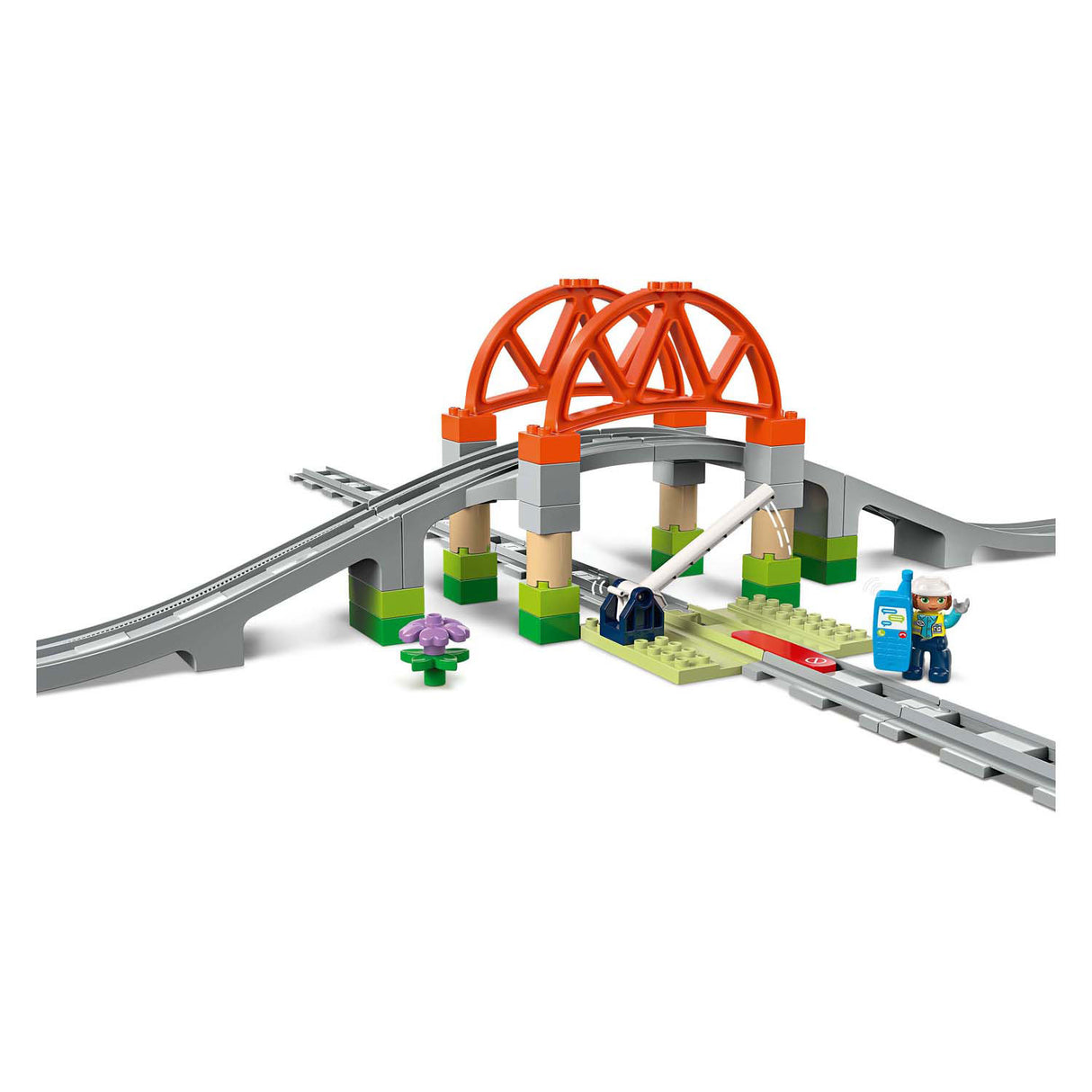Lego Duplo Town 10426 Train Bridge and Tracks Expansion Set