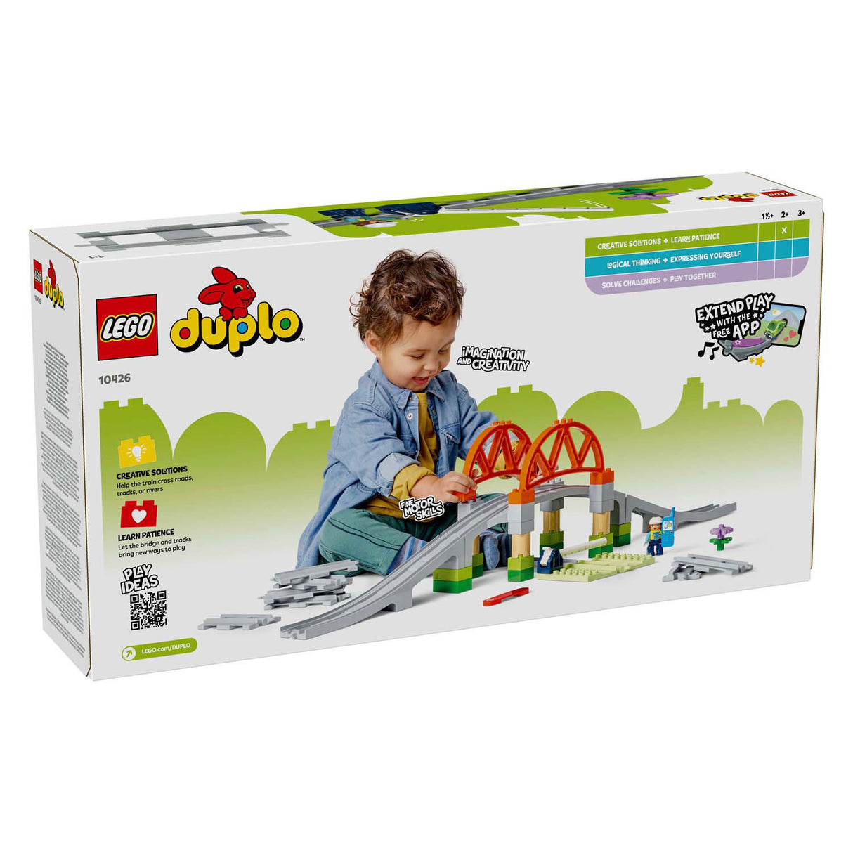 Lego Duplo Town 10426 Train Bridge and Rails Expansion set